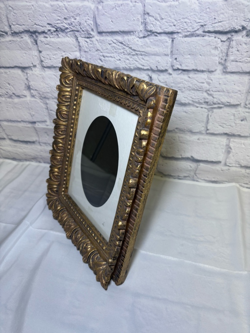 Antique Ornate Gold Gilt Baroque Style Picture Frame (11x13) Scroll Leaf Pattern - Picture 9 of 15